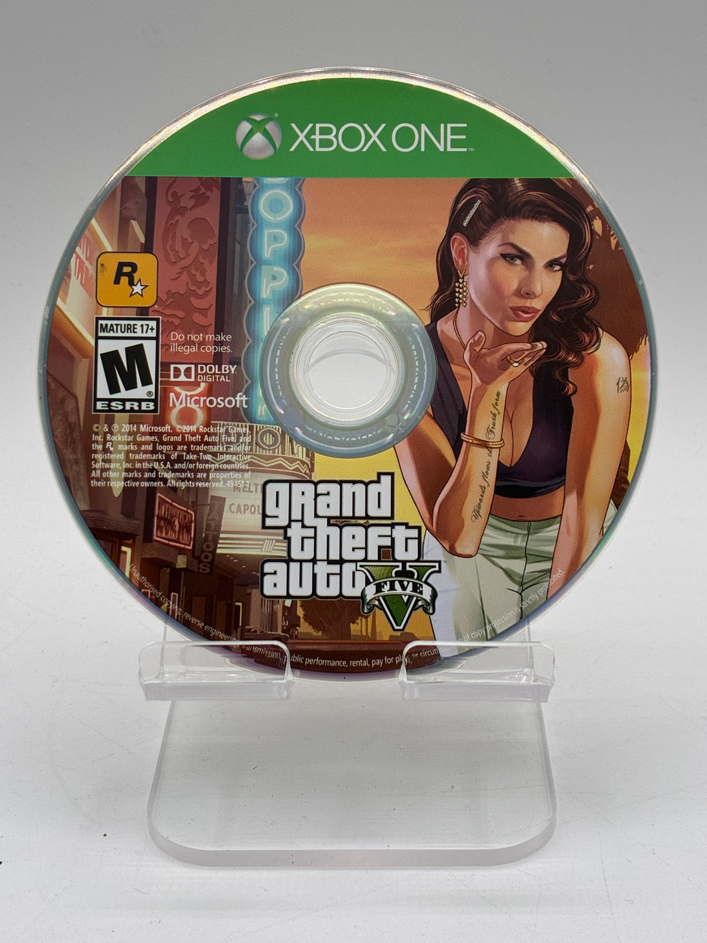 Xbox One Grand Theft Auto V Video Game With Box  - Free Shipping!