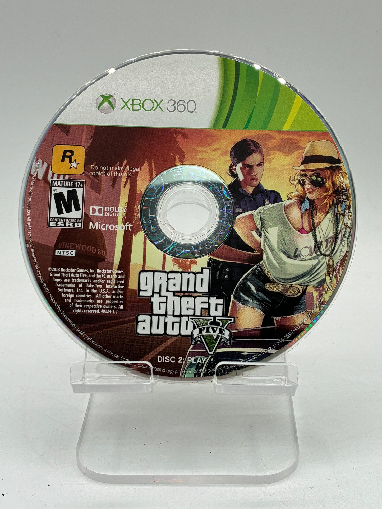 Xbox 360 Grand Theft Auto V Game with Box - Free Shipping!