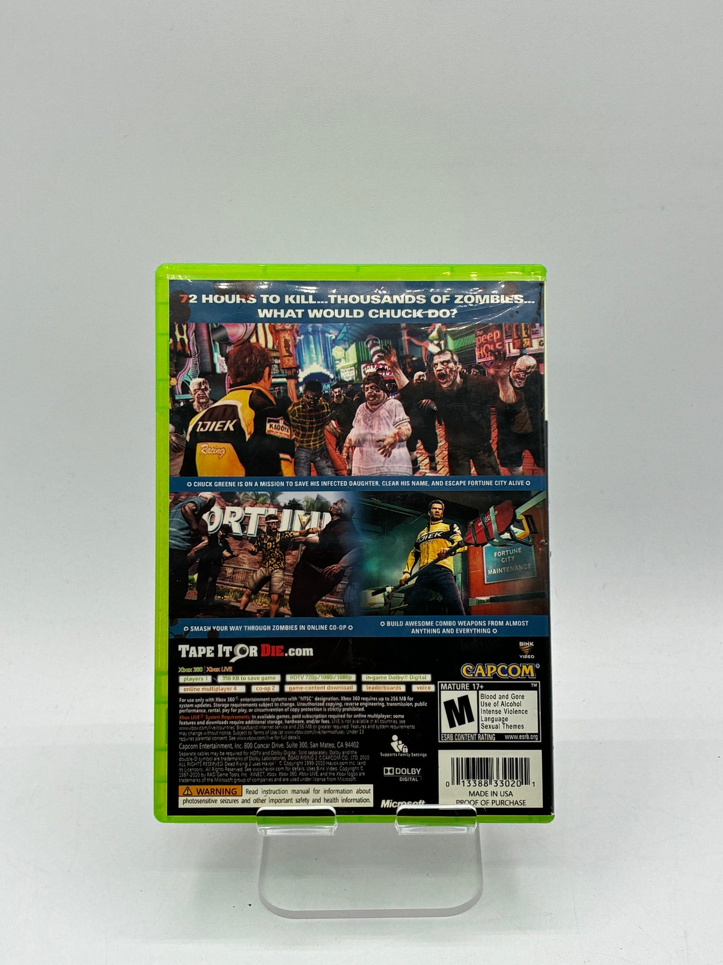 Xbox 360 Dead Rising 2 Video Game with Box - Free Shipping!