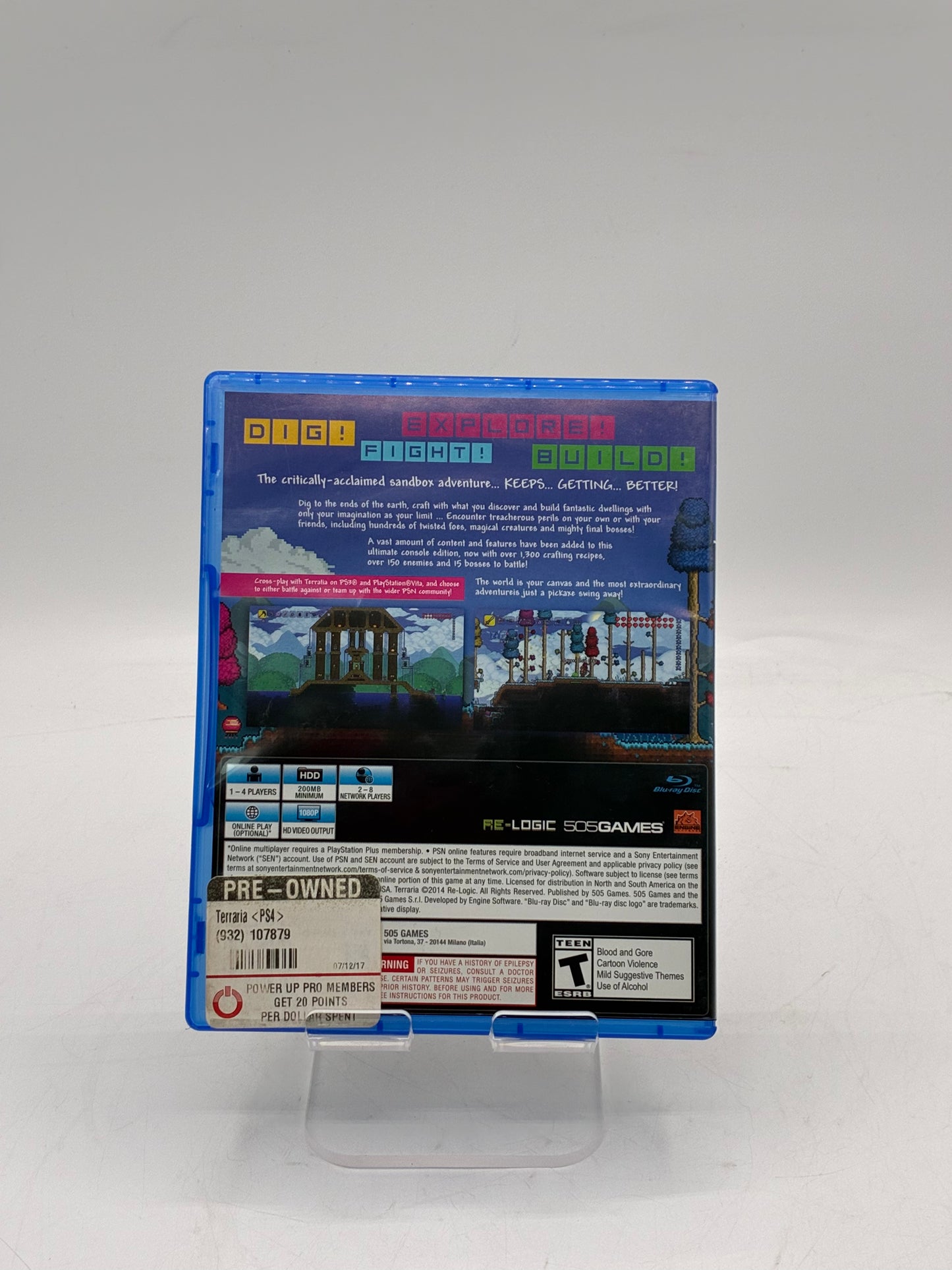 Playstation 4 Terraria Video Game with Box - Free Shipping!