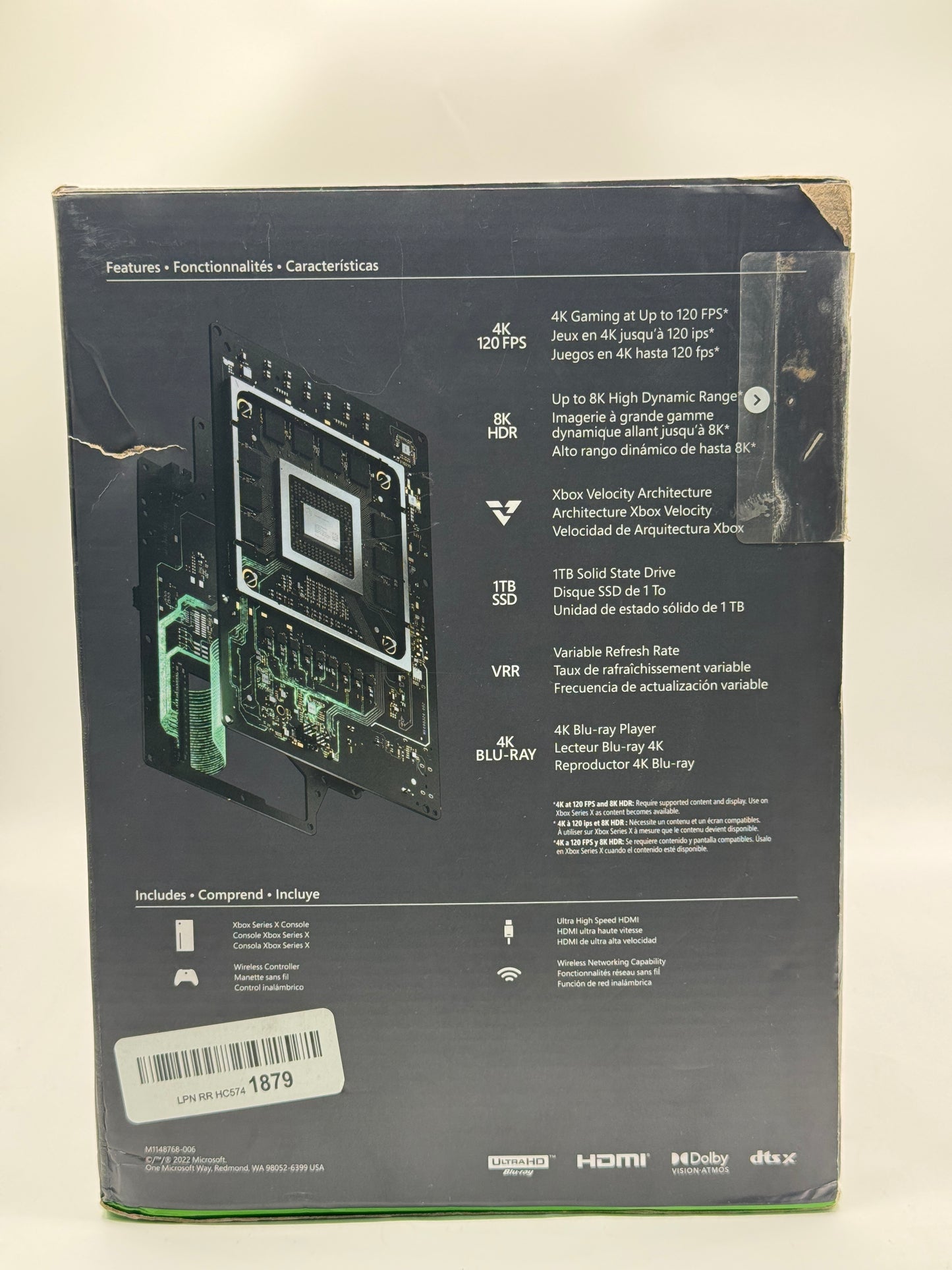 New Microsoft Xbox Series X 1TB Console Gaming System Carbon Black 1882 SEALED!