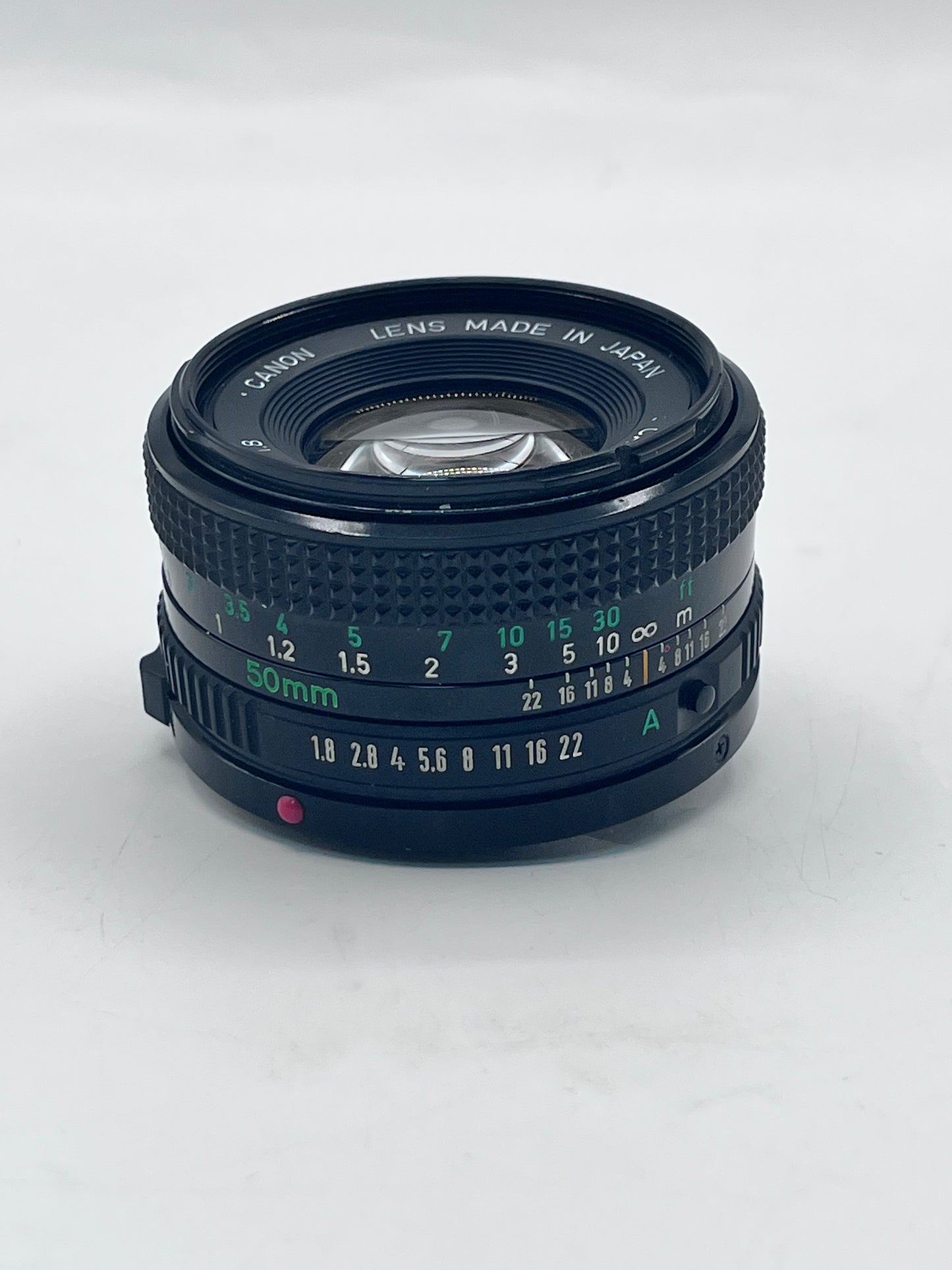 Canon FD 50mm f/1: 1.8 Camera Lens - Black