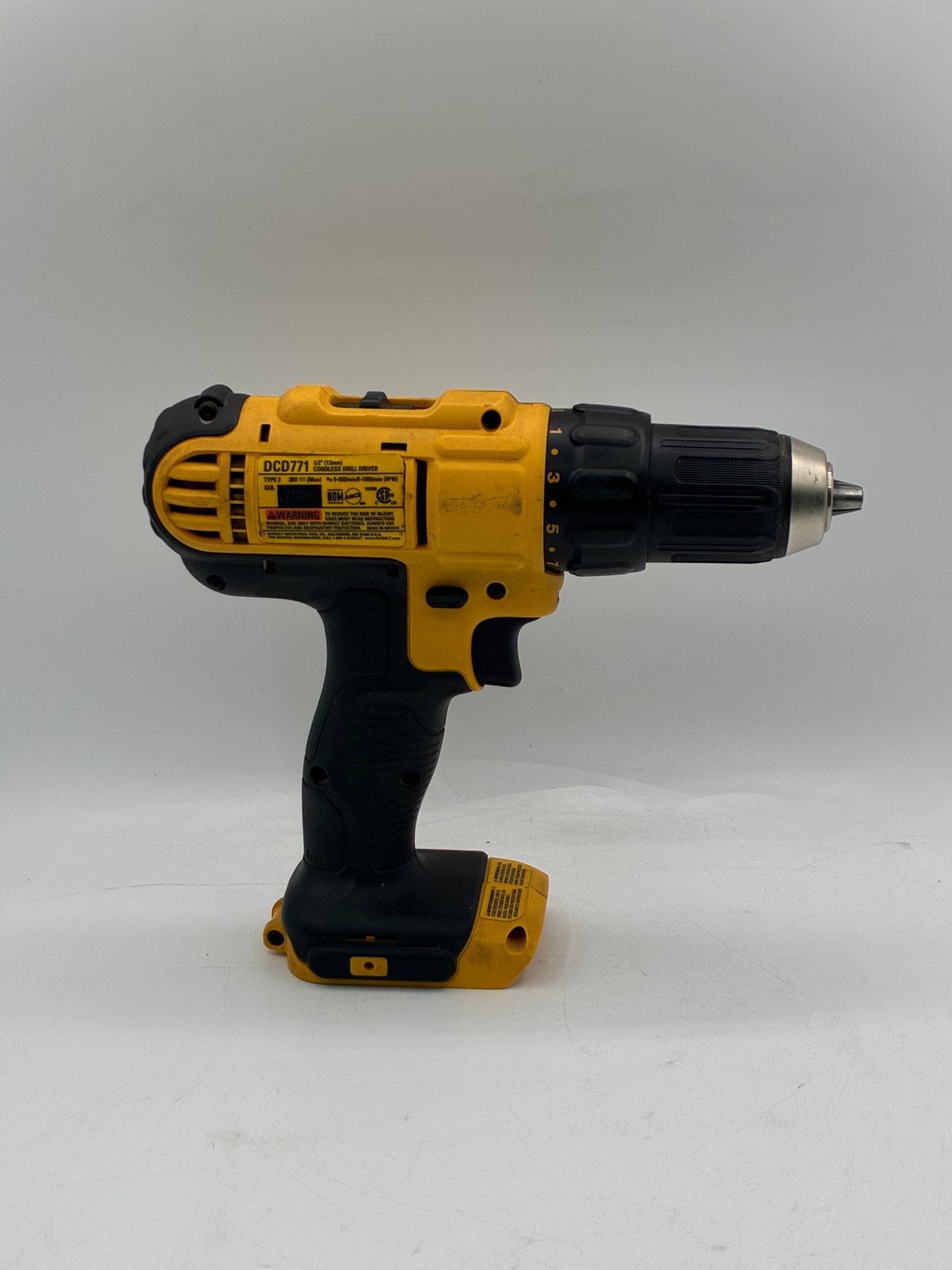 DeWalt DCD771C2 Power Tool Yellow - Power Drill