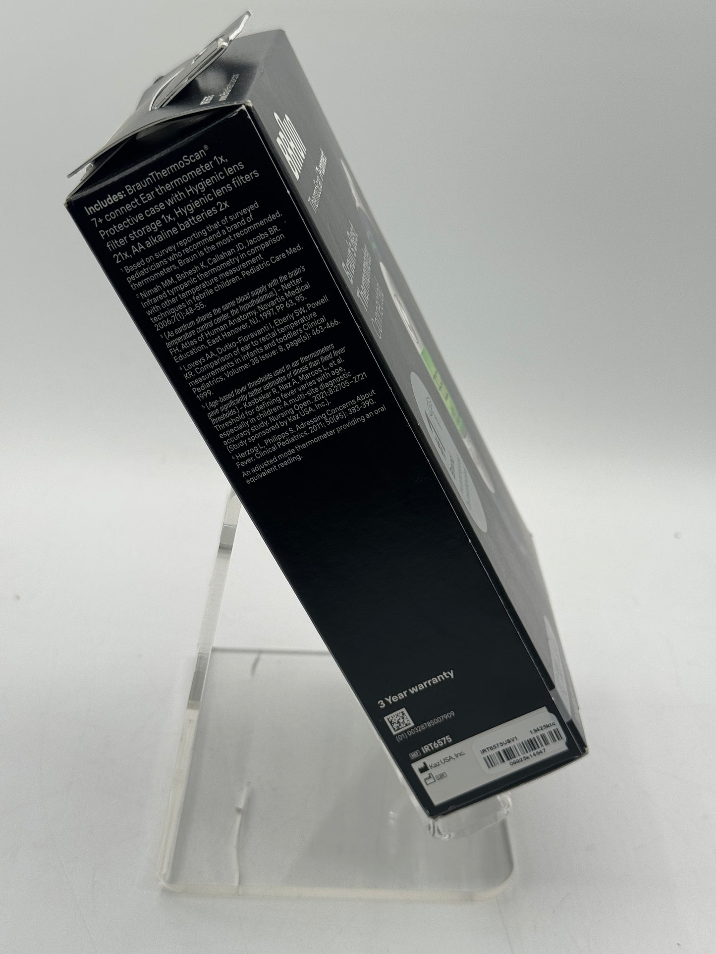 Braun ThermoScan 7+ Connect Blue Digital Thermometer New In Box