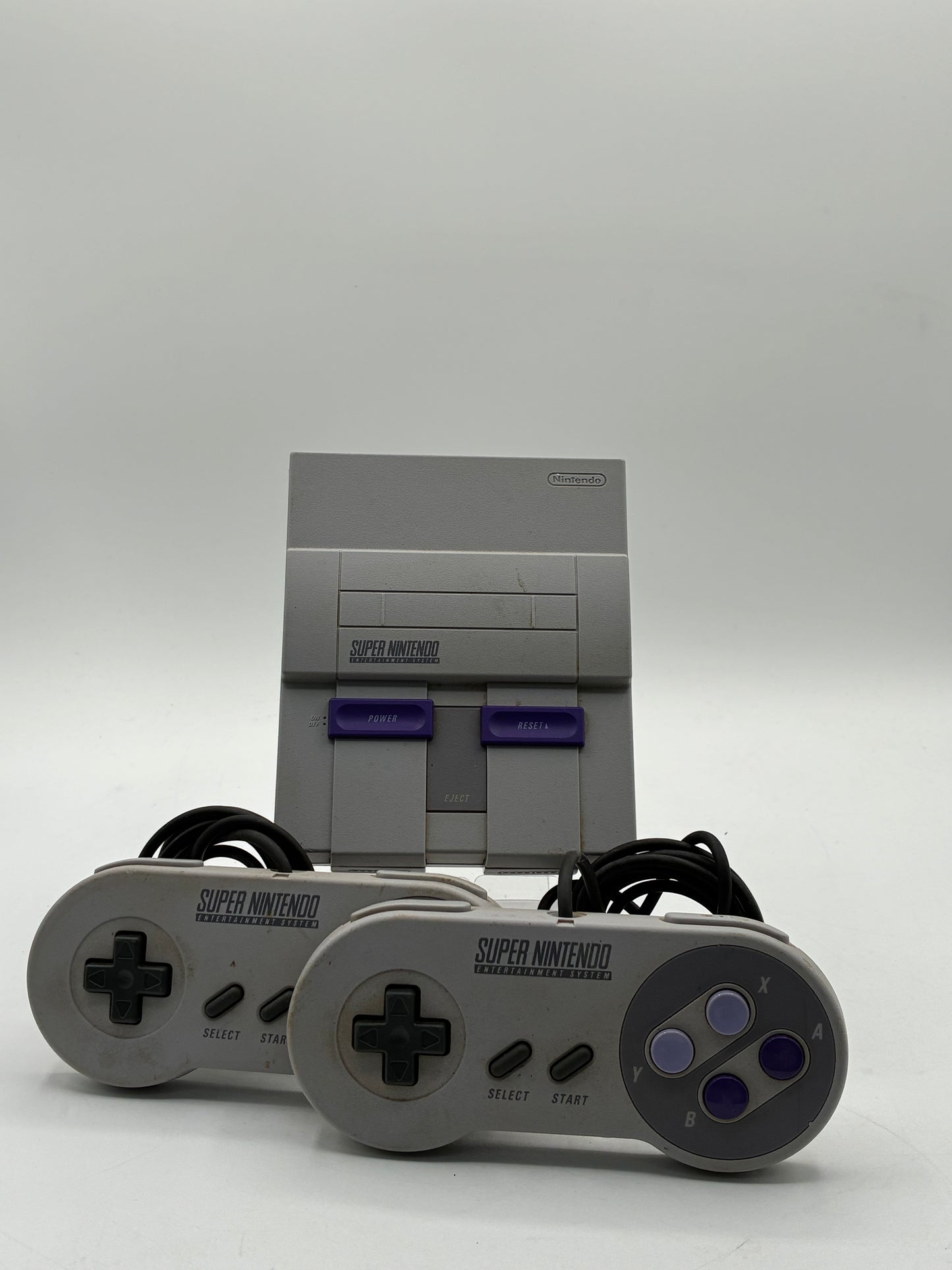 Super NES Nintendo Deck Mini Console CLV 201 w/ 2 Controllers *Tested & Working* Free Shipping