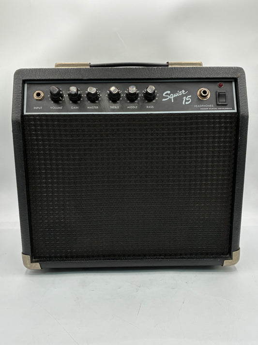 Squier 15 AMP Guitar Amplifier - Working & Untested