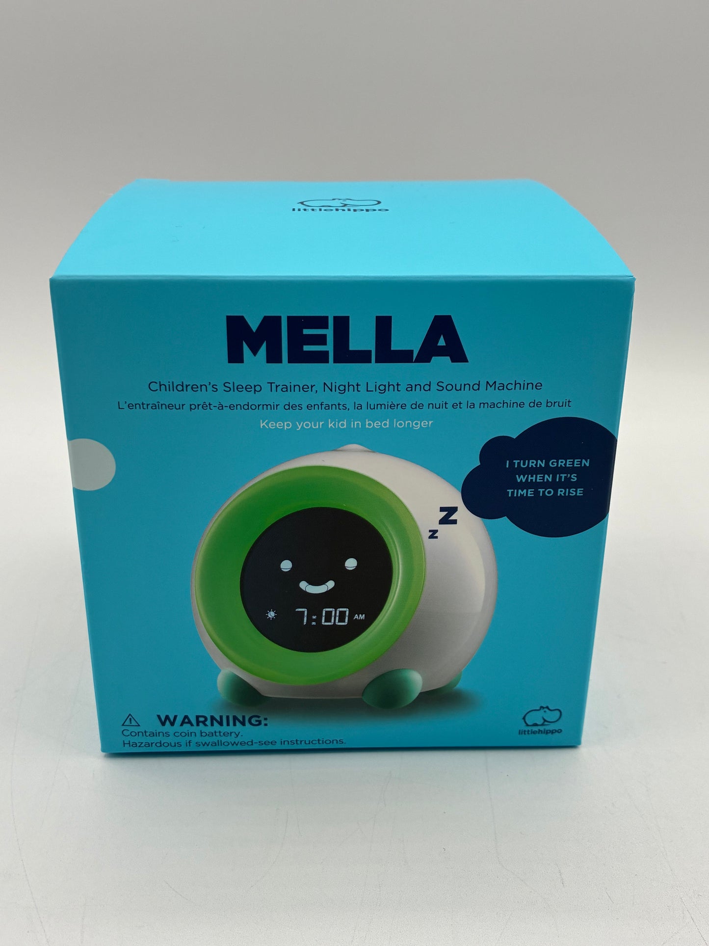 Little Hippo Children's Sleep Trainer White  - New In Box