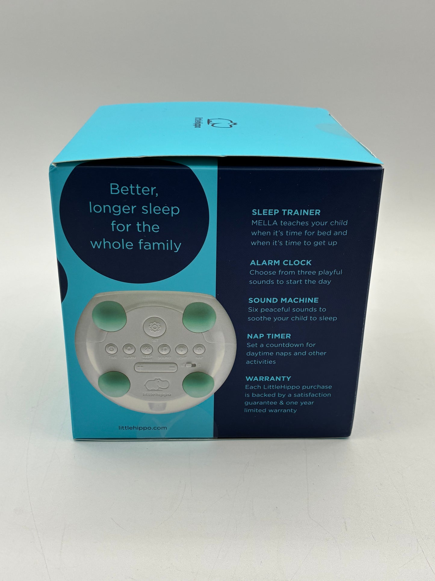 Little Hippo Children's Sleep Trainer White  - New In Box