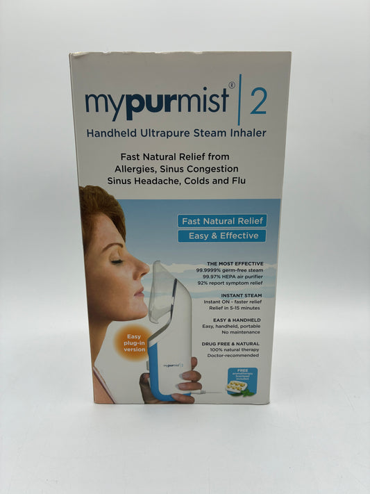 My Purmist Handheld Ultrapure Steam Inhaler - New In Box