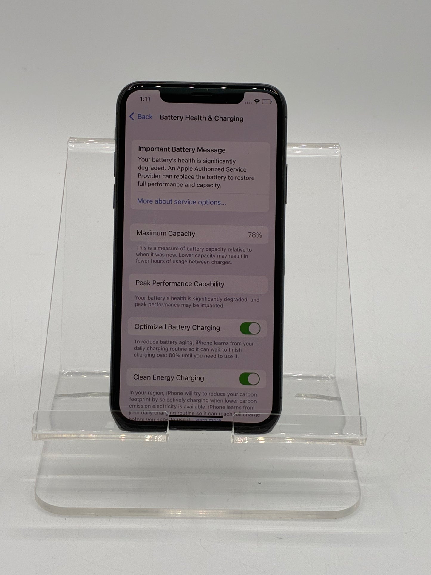 Apple iPhone X 5.8 Inch MQCK2LL/A 64GB Black Unlocked