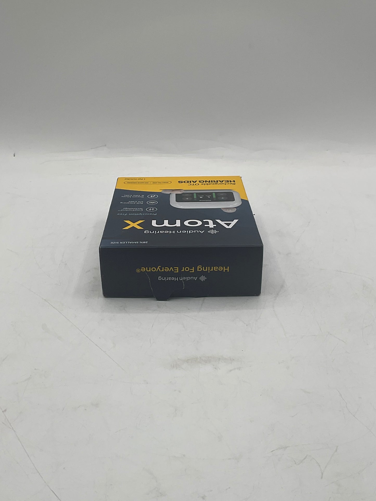 Audien ATOM X Wireless Rechargeable OTC Hearing Aids TOUCH SCREEN