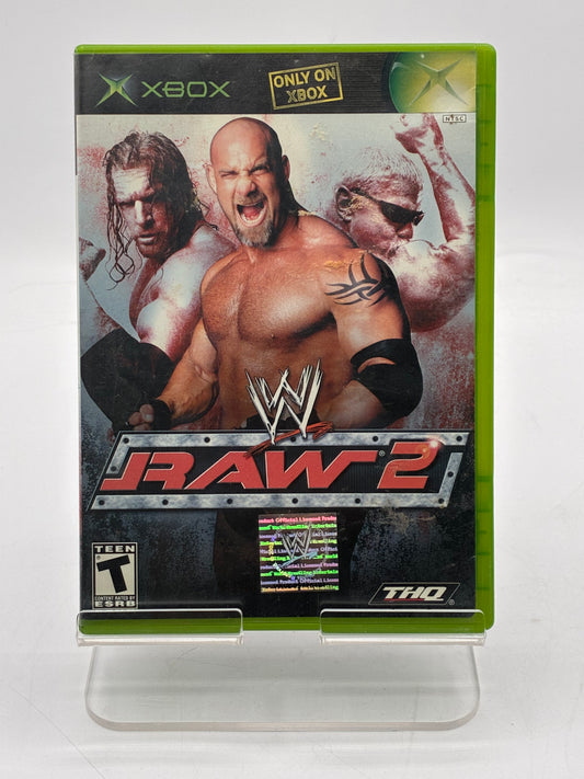 Xbox WWE Raw 2 Video Game With Box - Free Shipping!