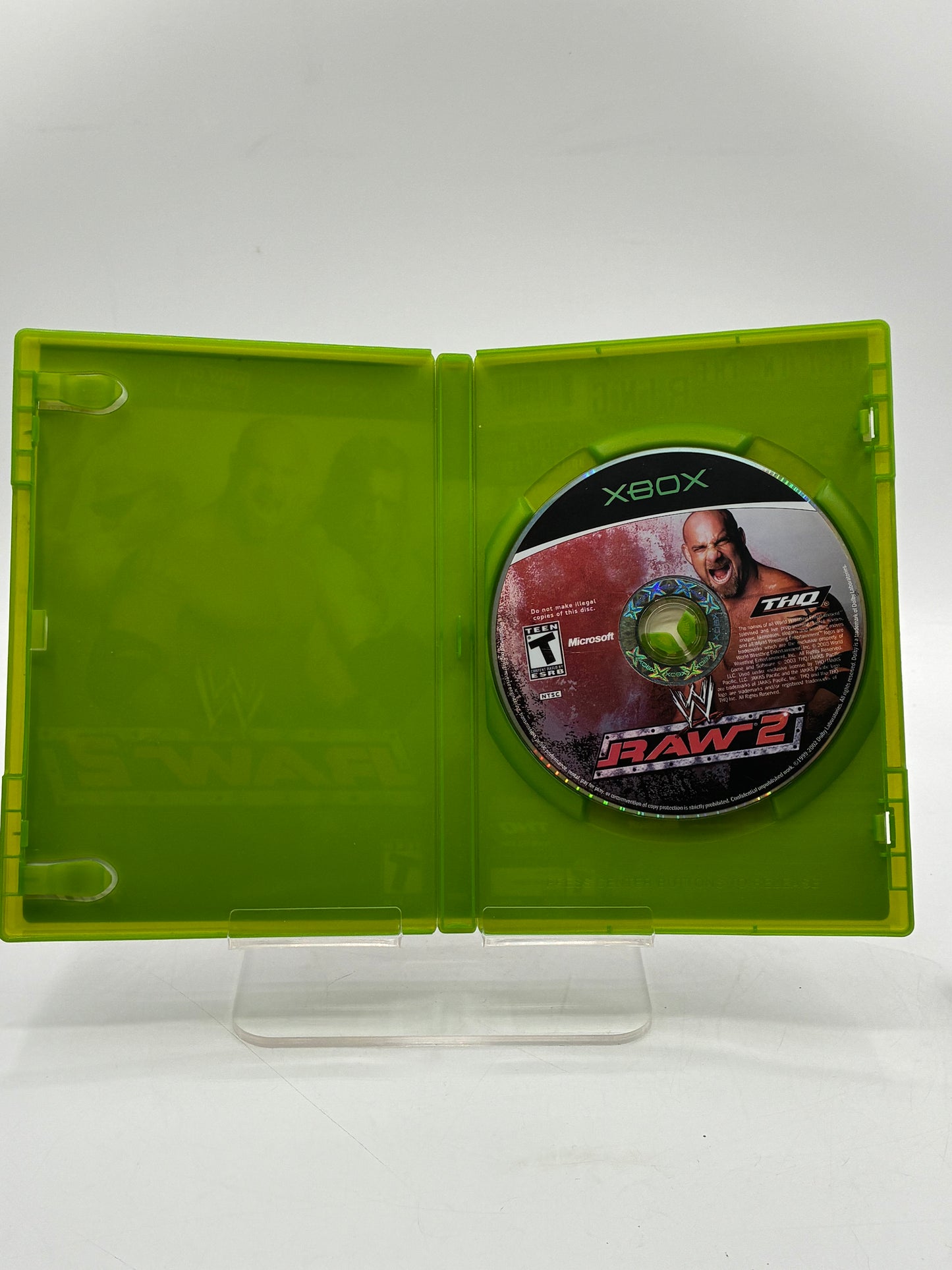 Xbox WWE Raw 2 Video Game With Box - Free Shipping!