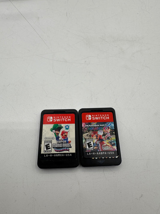 Nintendo Switch Super Mario Bros. Wonder and Mario Kart Deluxe 8 Free Shipping