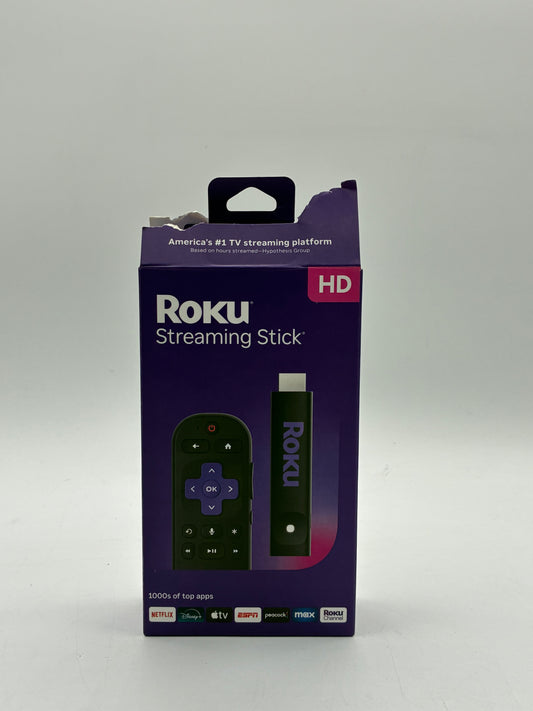 Roku 3840R Streaming Stick HD Media Player with Voice Remote