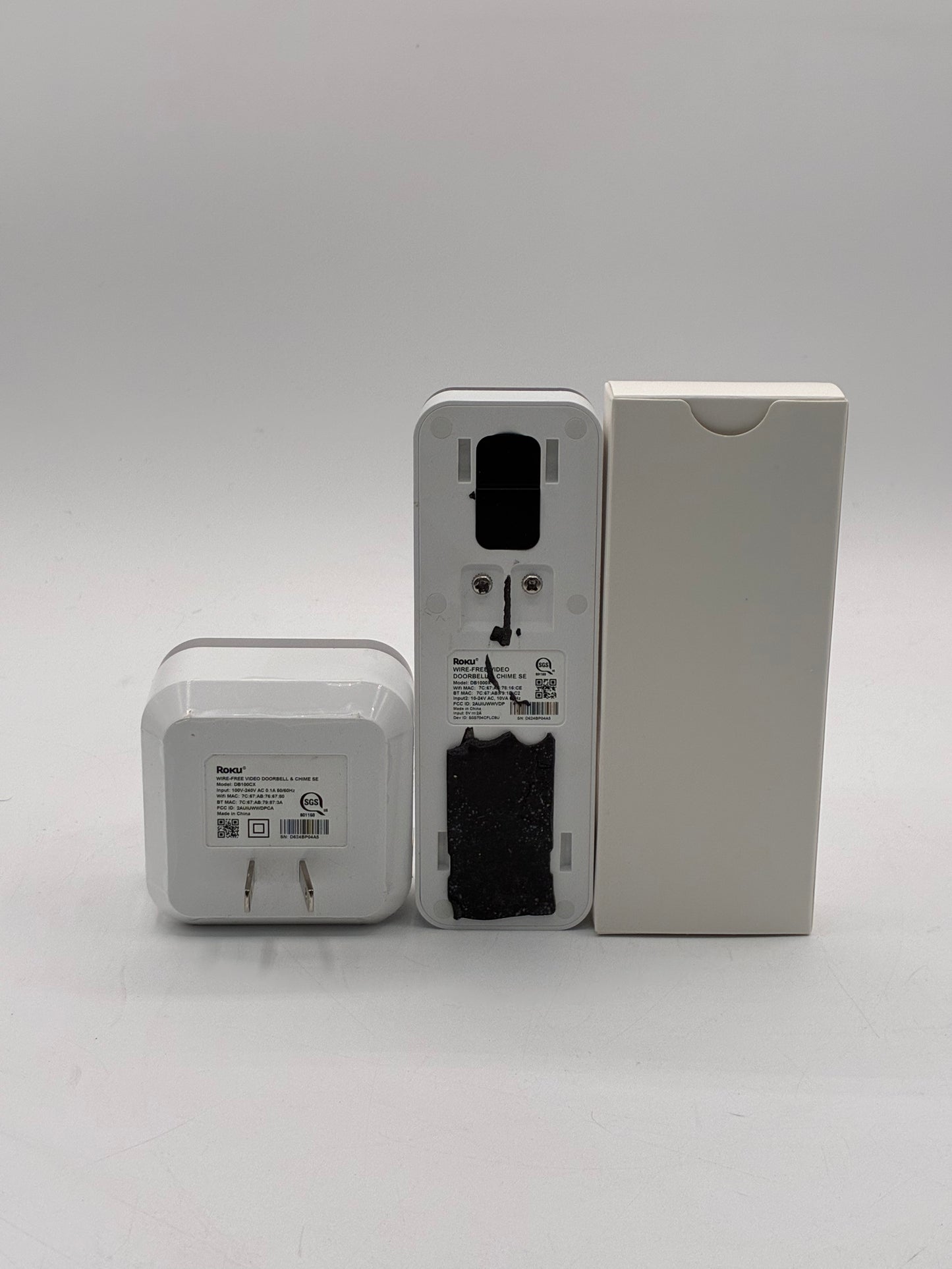 Roku Free Video Doorbell and Chime SE Motion Detection Multi-Colored - Open Box