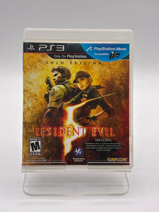 PlayStation 3 Resident Evil 5 Gold Edition Game  - Free Shipping!