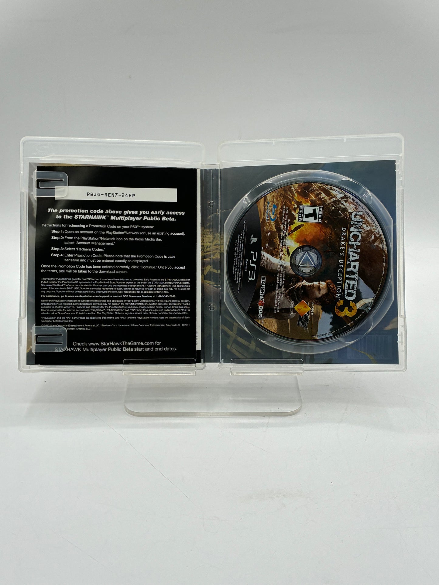 Playstation 3 Uncharted 3: Drake's Deception - Free Shipping!