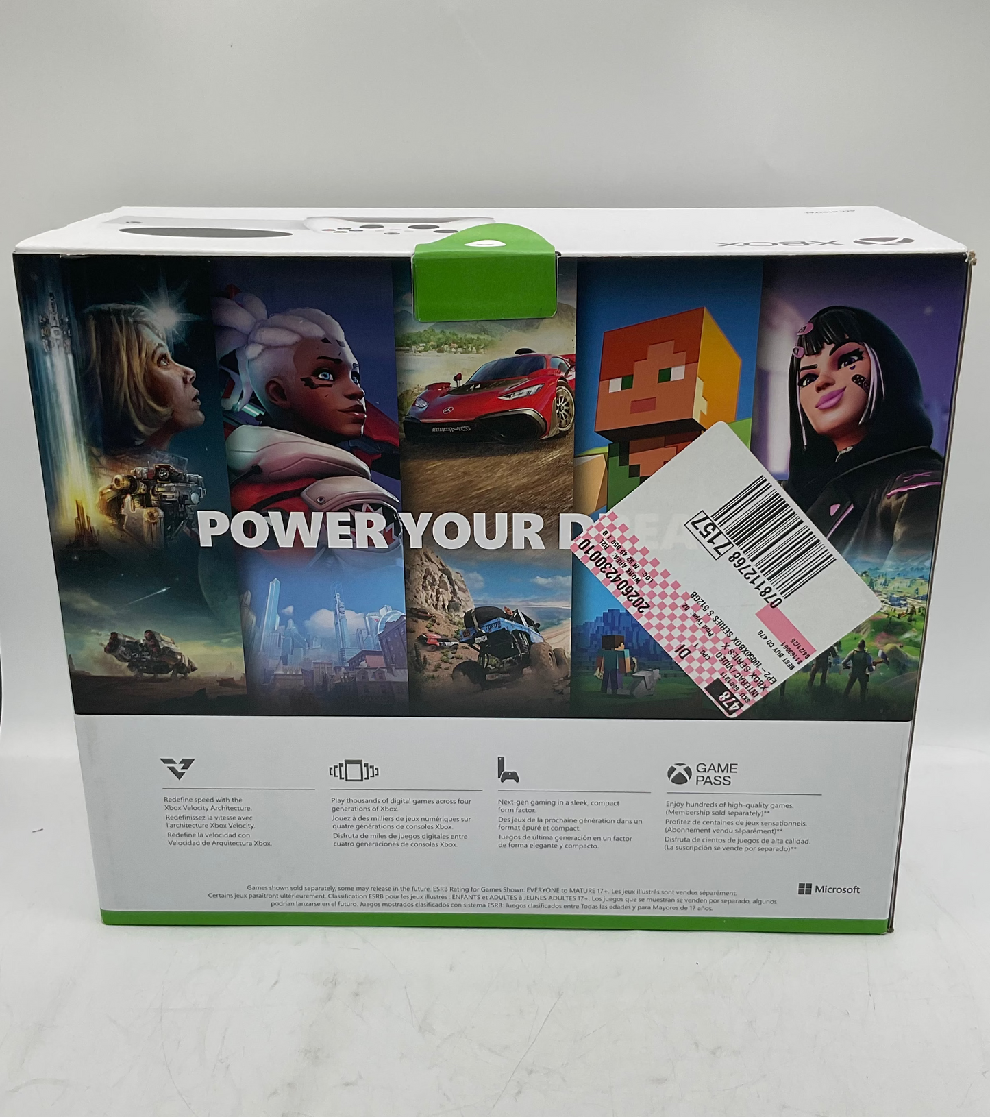 Microsoft Xbox Series S (1883) 2020 512GB Video Game System - White