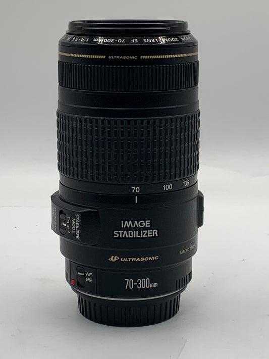 Canon EF 70-300mm f/4-5.6 IS USM Telephoto Zoom Lens Black