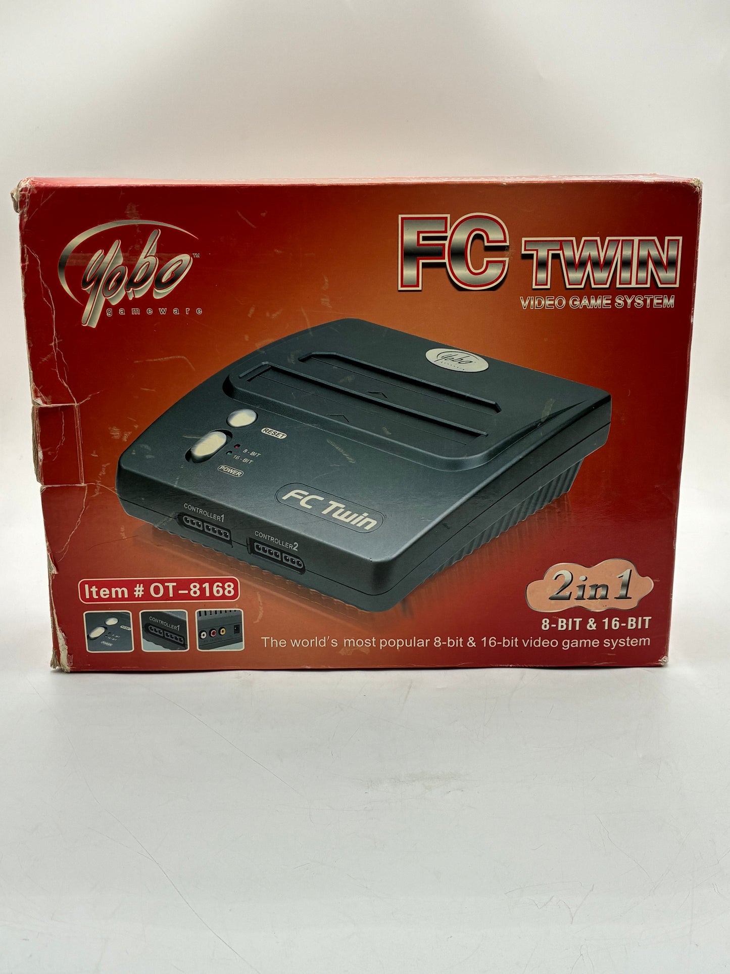FC Twin 2 in 1 Video Game System Charcoal Console, NES/SNES Compatible Free Shipping