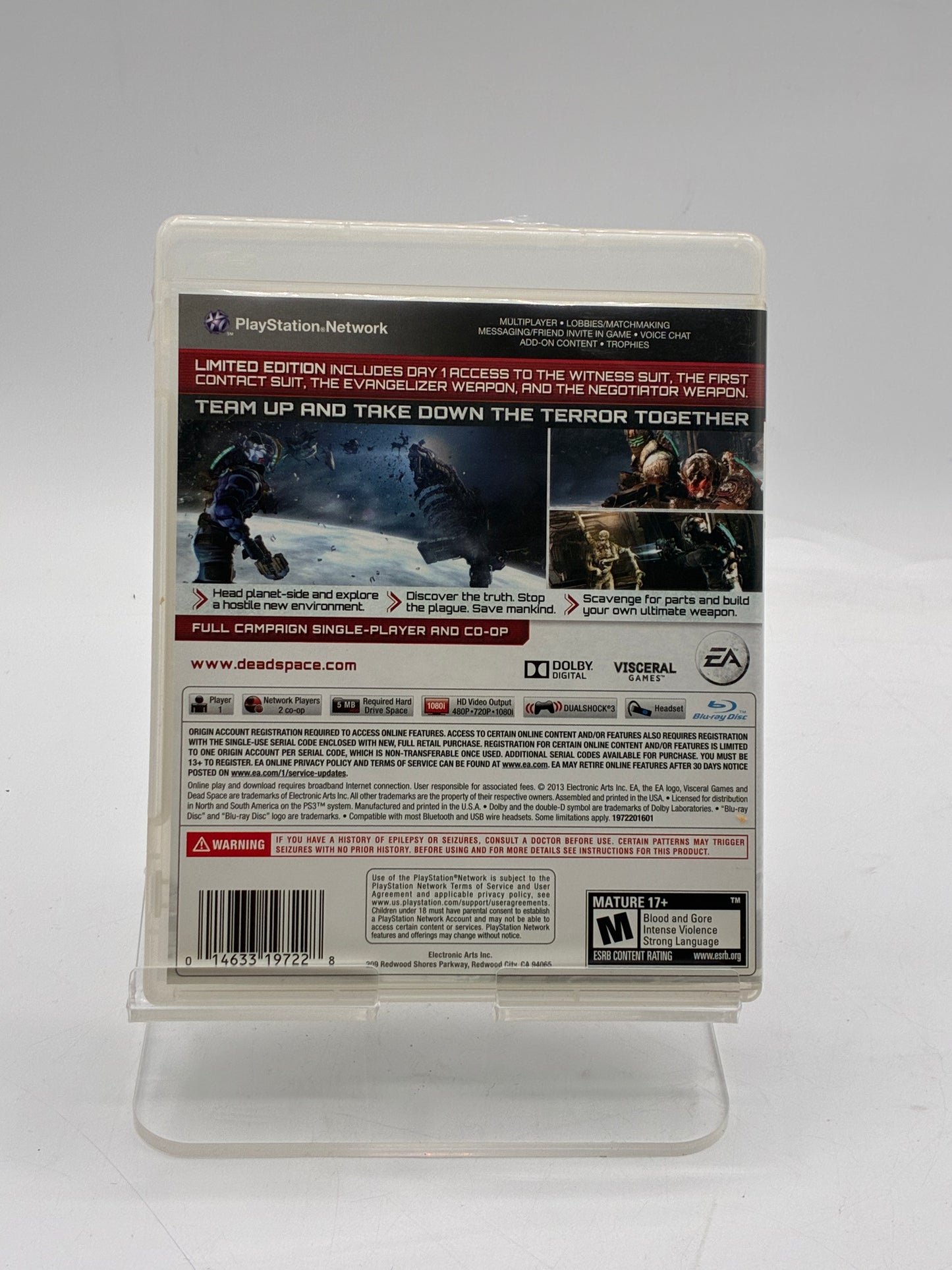 Playstation 3 Dead Space 3 Limited Edition - Free Shipping!