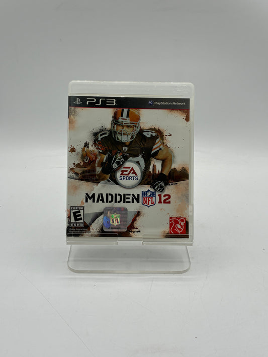 Playstation 3 Madden NFL 12 Video Game - Free Shipping!