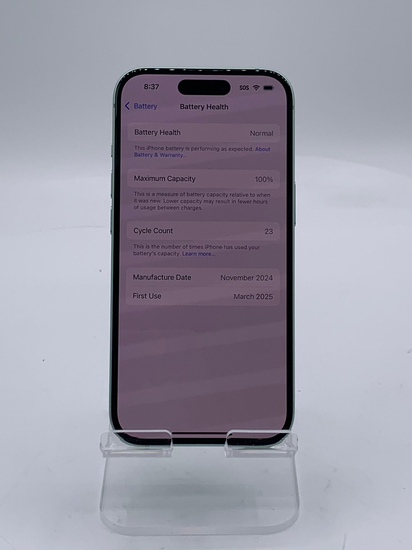 Apple iPhone 15 6.1" 128GB A3049 MTM23LL/A - 100% BH!
