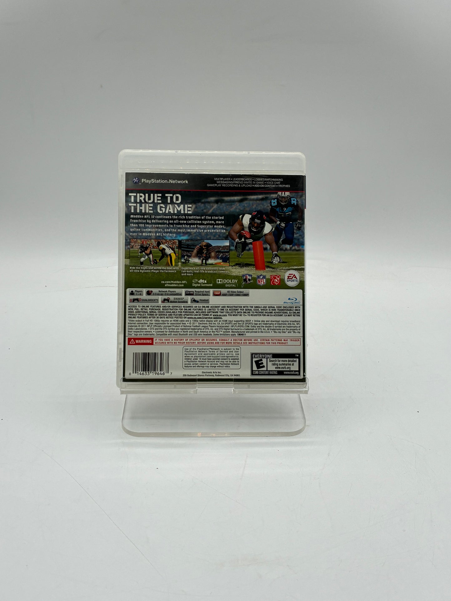 Playstation 3 Madden NFL 12 Video Game - Free Shipping!