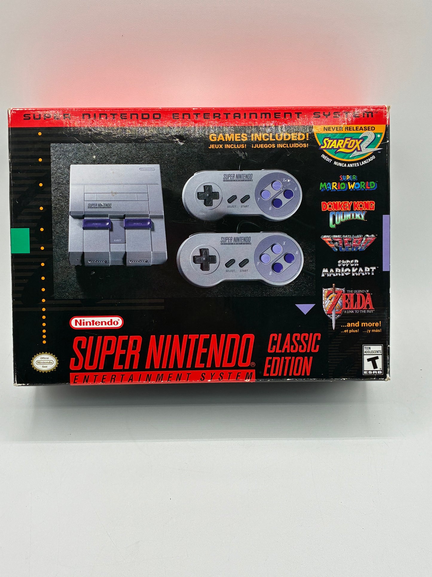 SNES Nintendo Mini Classic Edition Authentic Preloaded Games Free Shipping