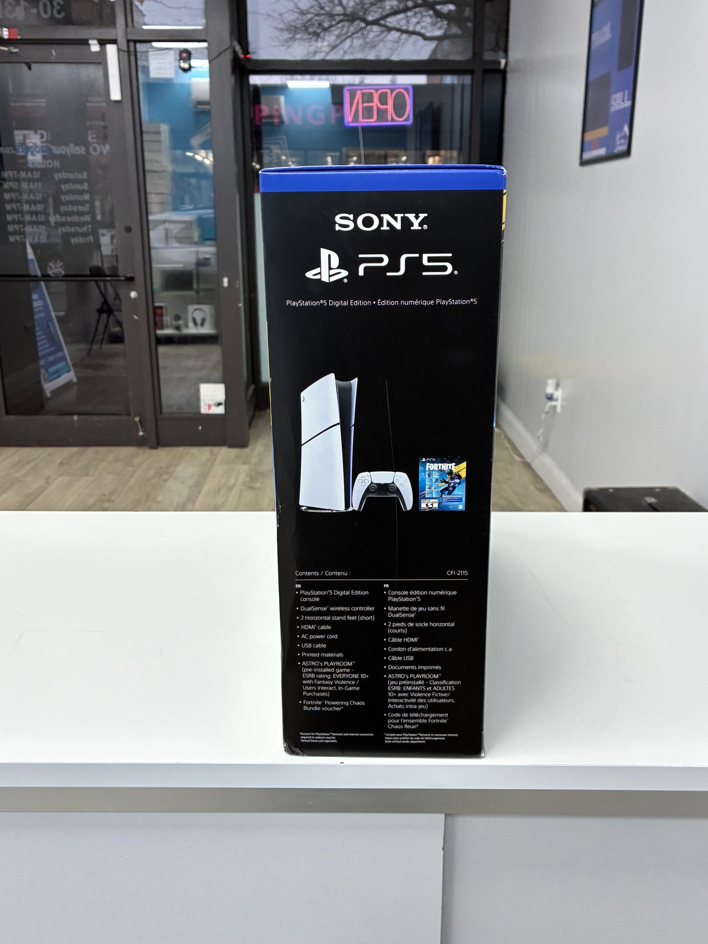 PlayStation 5 Digital CFI-2115 Fortnite Flowering Chaos Bundle 825GB White - New