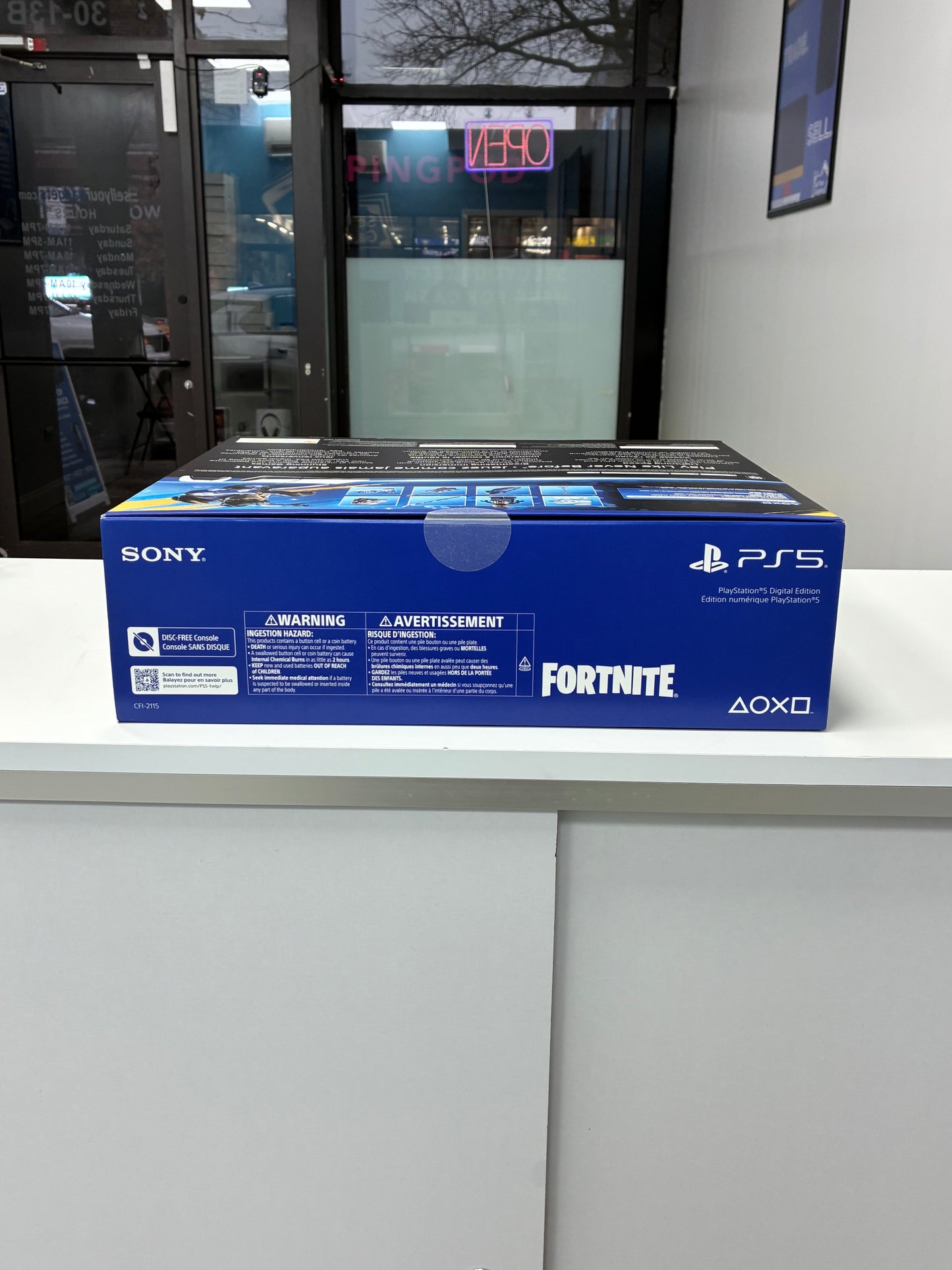PlayStation 5 Digital CFI-2115 Fortnite Flowering Chaos Bundle 825GB White - New