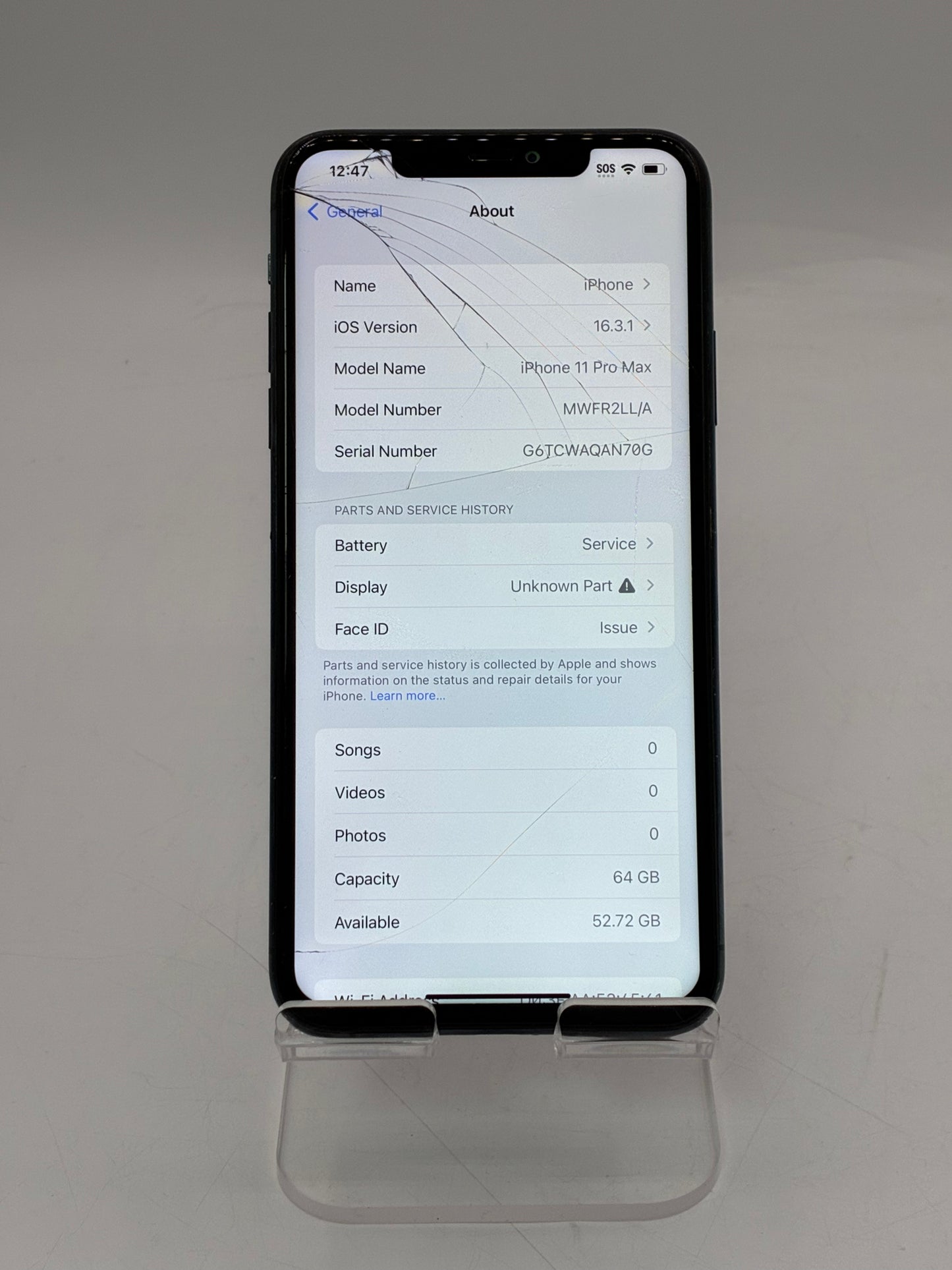 Unlocked Apple iPhone 11 Pro Max 6.5" 64GB A2161 MWFR2LL/A Green