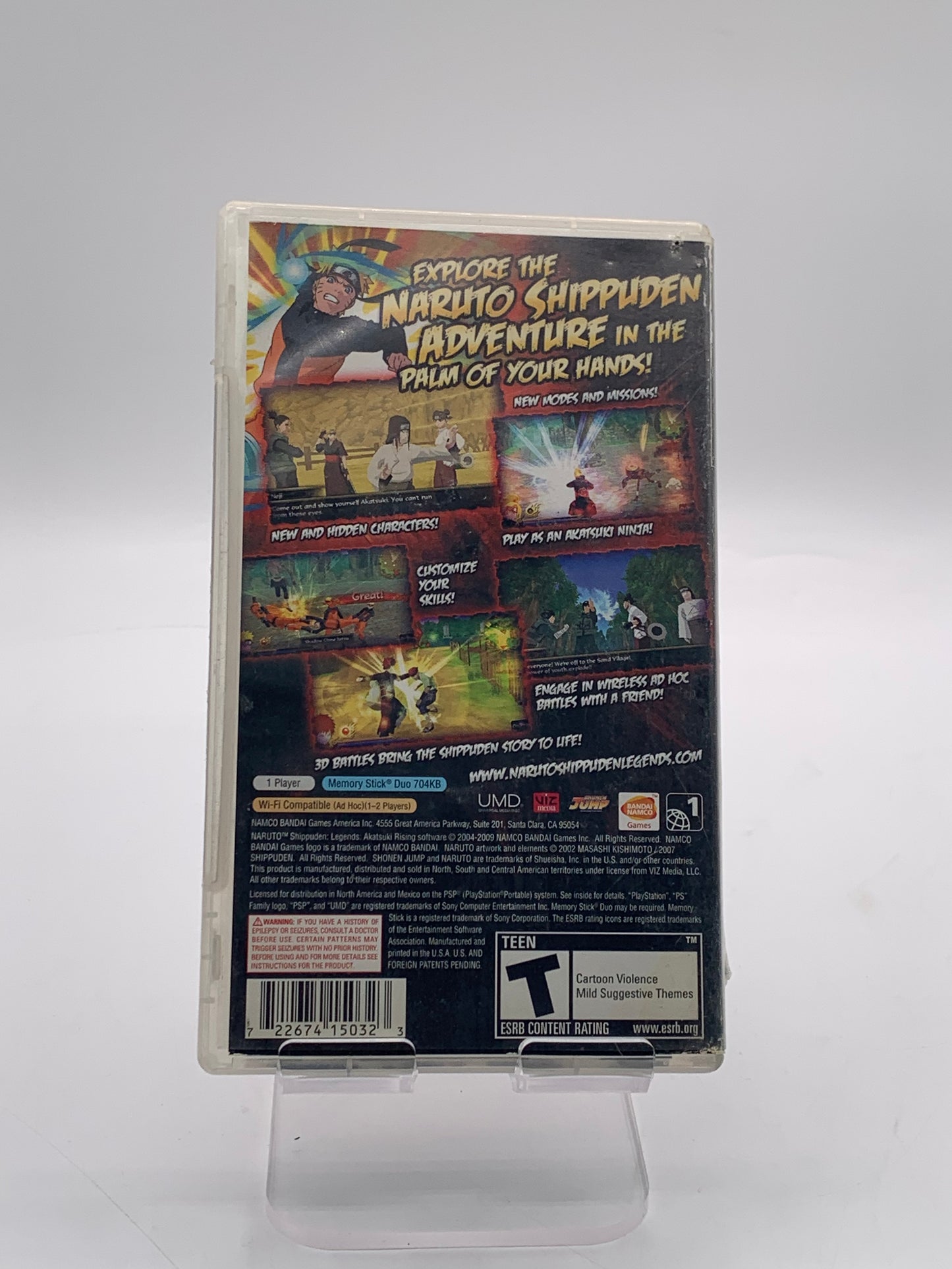 PSP Naruto Shippuden Legends: Akatsuki Rising - Free Shipping!