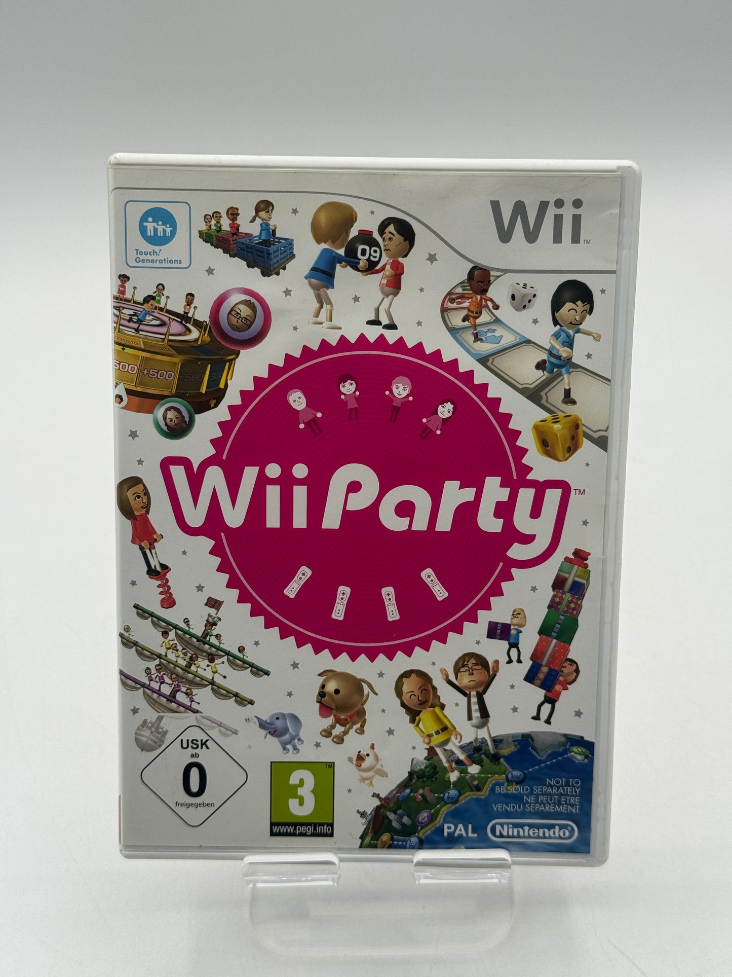 Wii Party (Nintendo Wii, 2010) CIB Complete Tested Game w/ Manual Tested Free Shipping