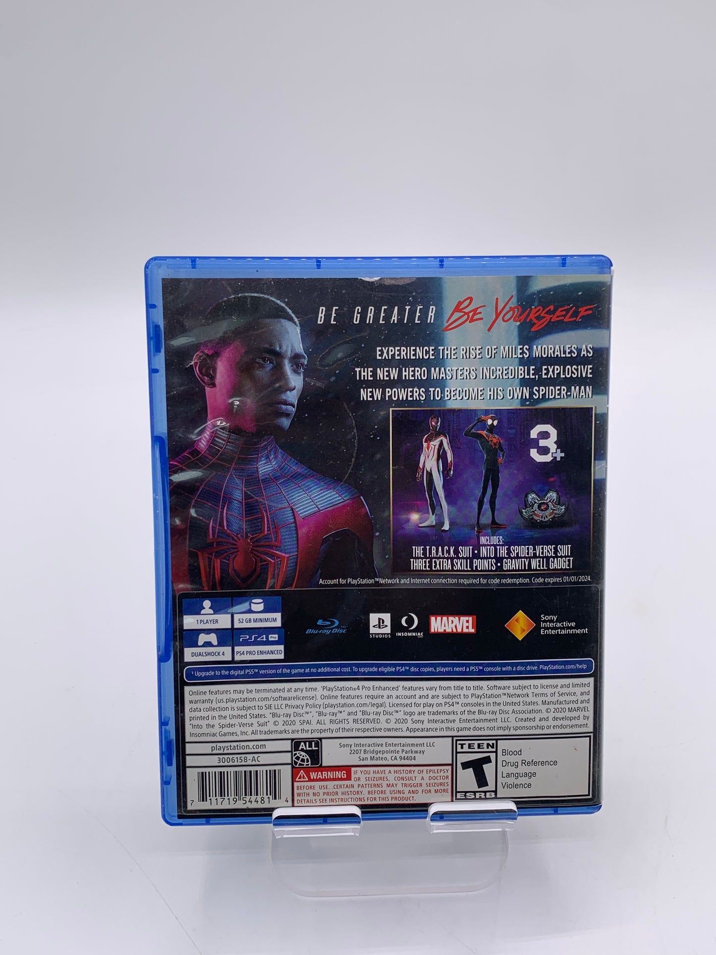 Playstation 4 Marvel Spiderman Miles Morales Launch Edition - Free Shipping!