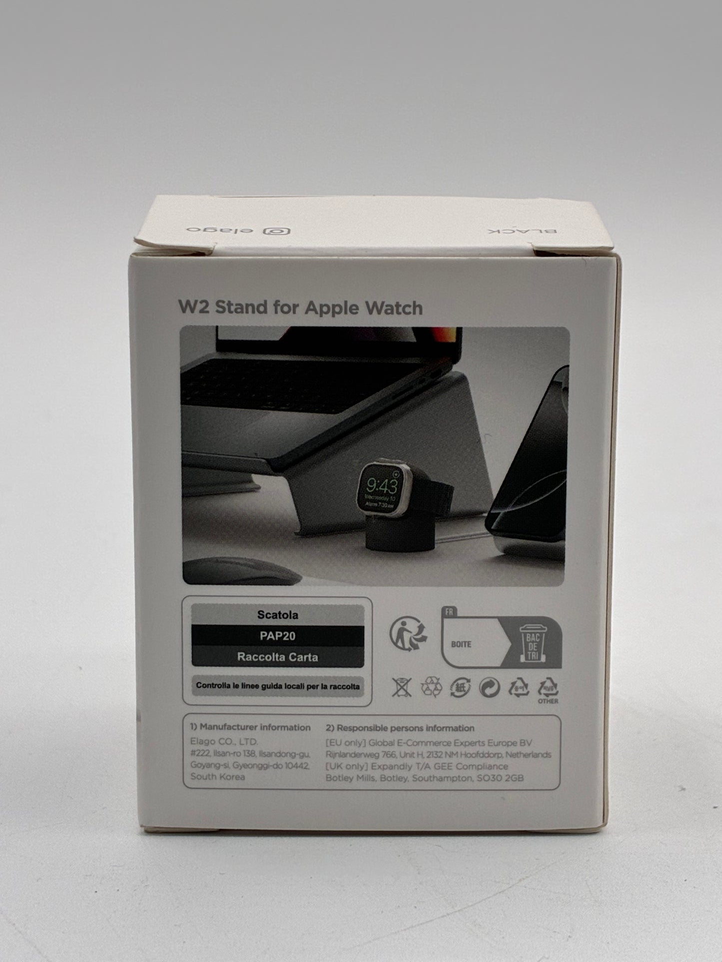 Elago W2 Stand Black - New In Box