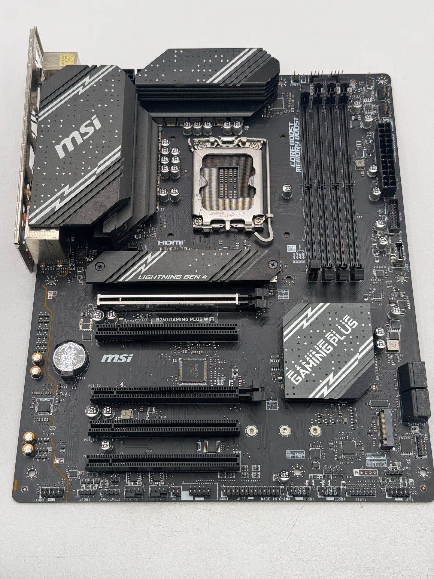 MSI B760 Gaming Plus WiFi LGA1700 DDR5 ATX Motherboard Free Shipping