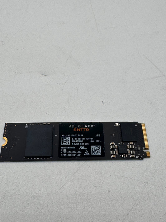 Western Digital WD_BLACK SN770 1TB M.2 NVMe Internal SSD (WDS100T3X0E) Free Shipping