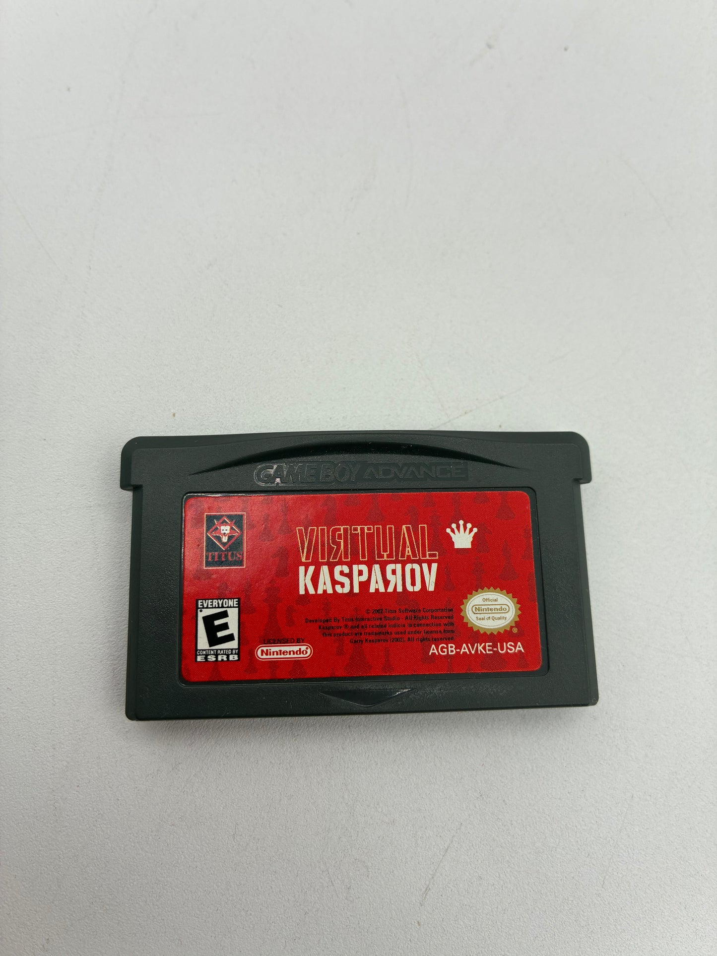 GameBoy Advance Virtual Kasparov Video Game - Free Shipping!