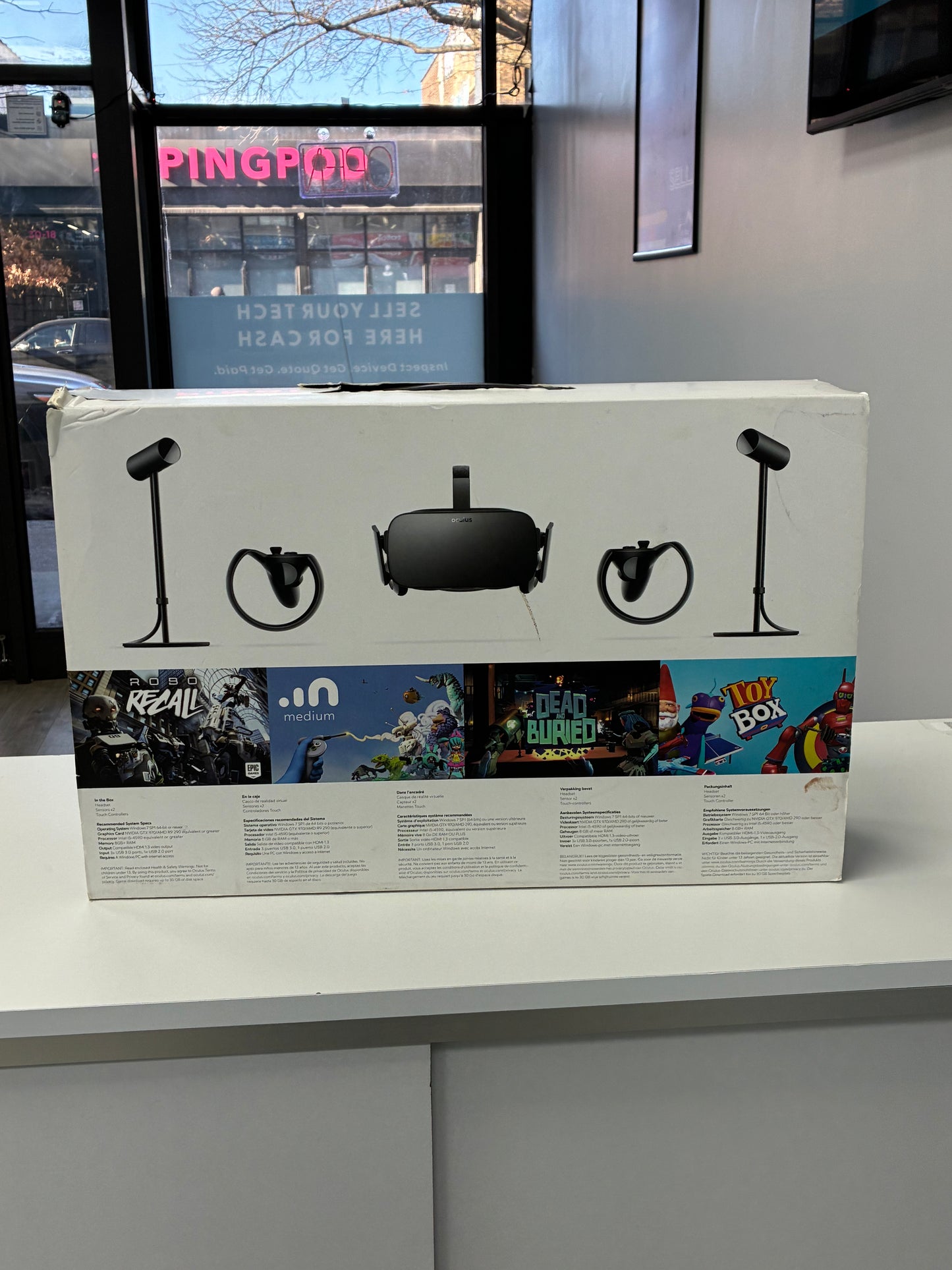 New Oculus Rift PC VR System HM-A TO-A 3P-A 340-01523-04 Free Shipping