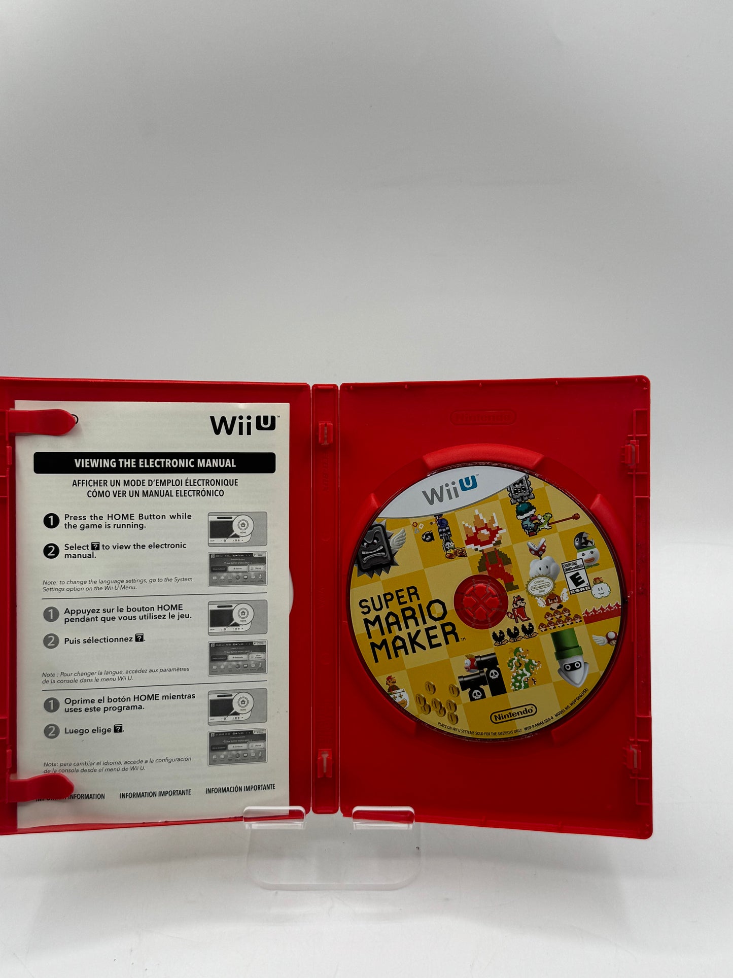 Wii U Super Mario Maker Video Game - Free Shipping!