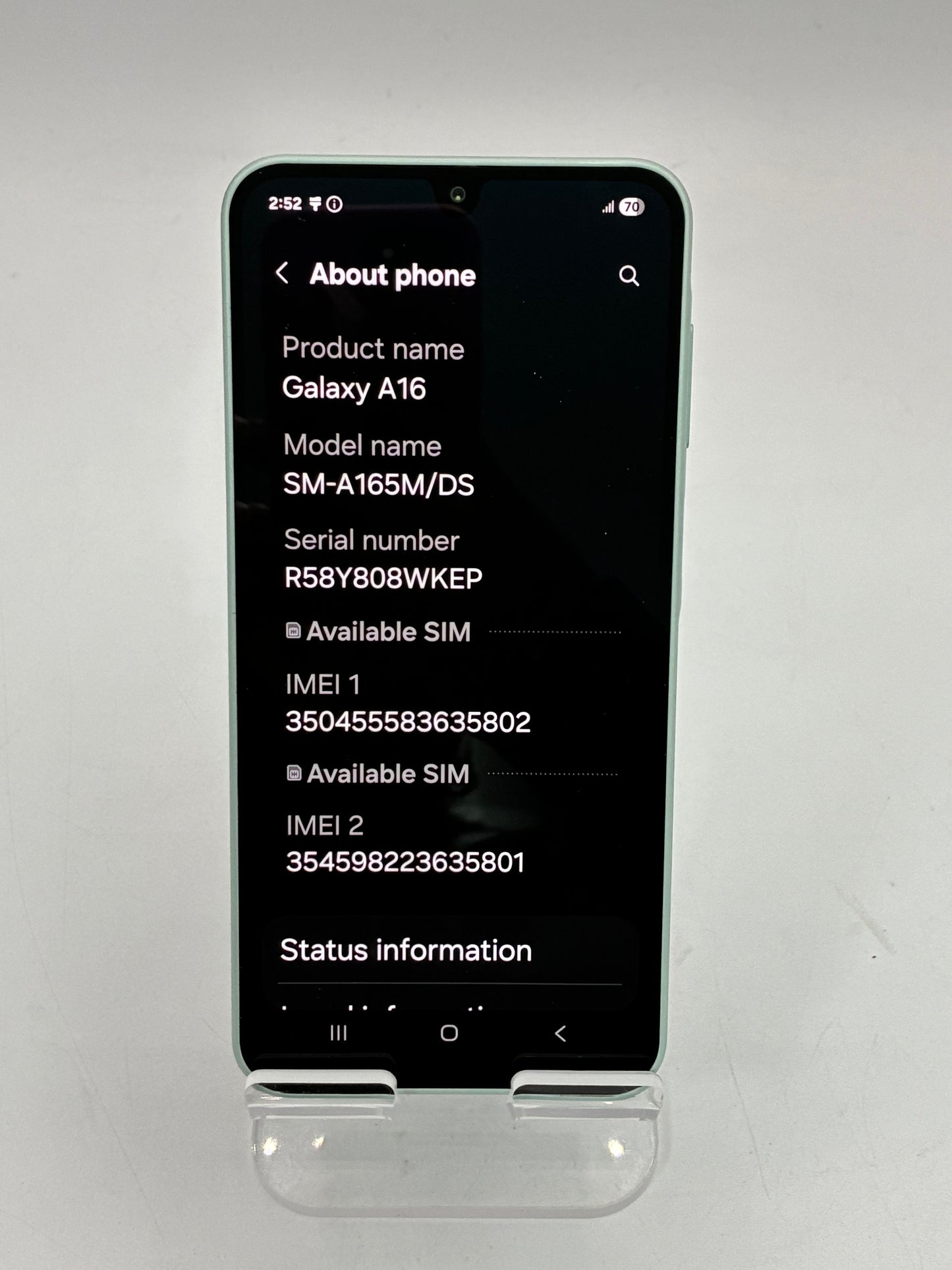 Unlocked Samsung Galaxy A16 5G 128GB Green SM-A165M/DS