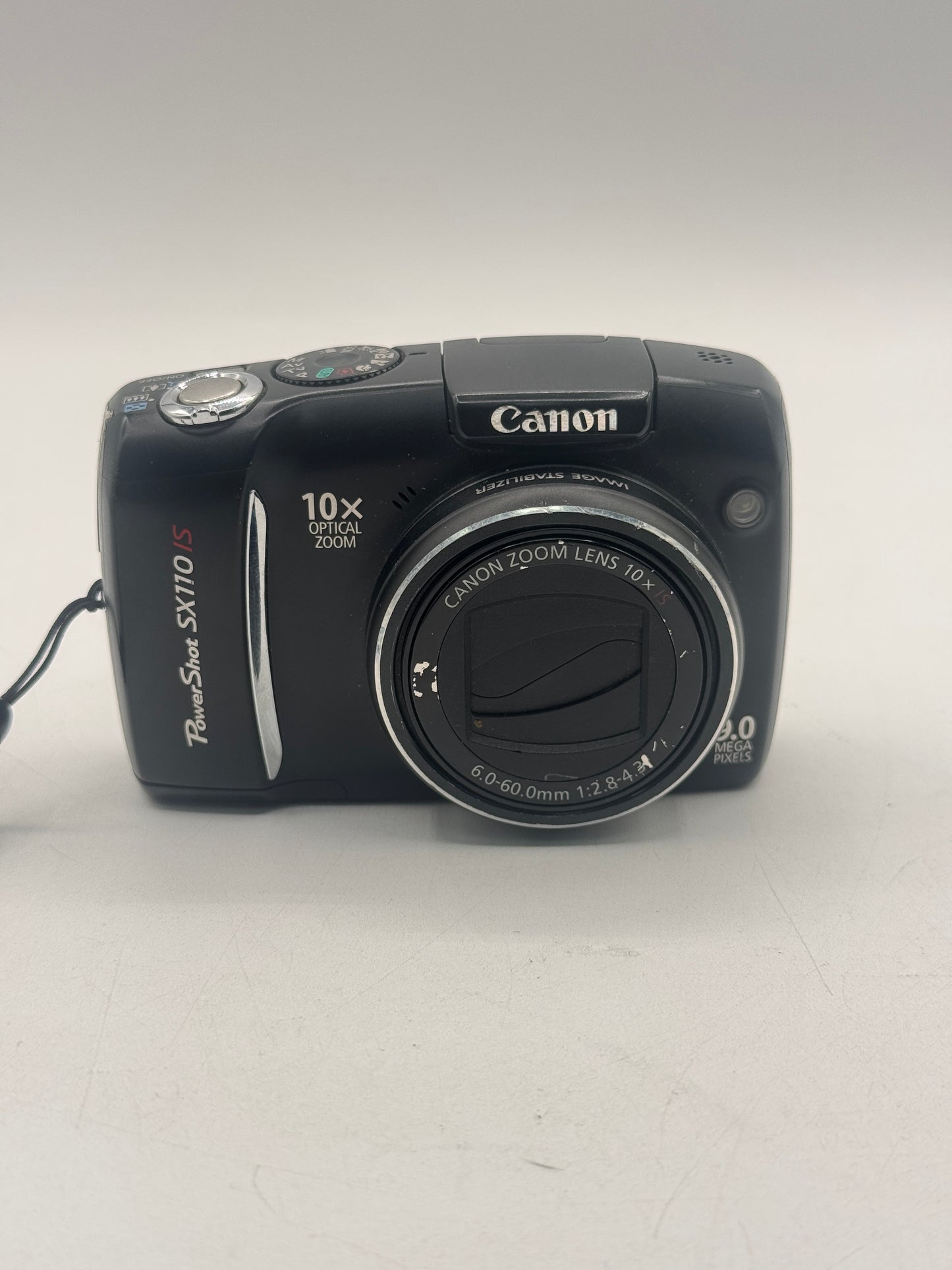 Canon PowerShot SX100 IS 8.0mp Digital Camera Black w/ Charger Free Shipping