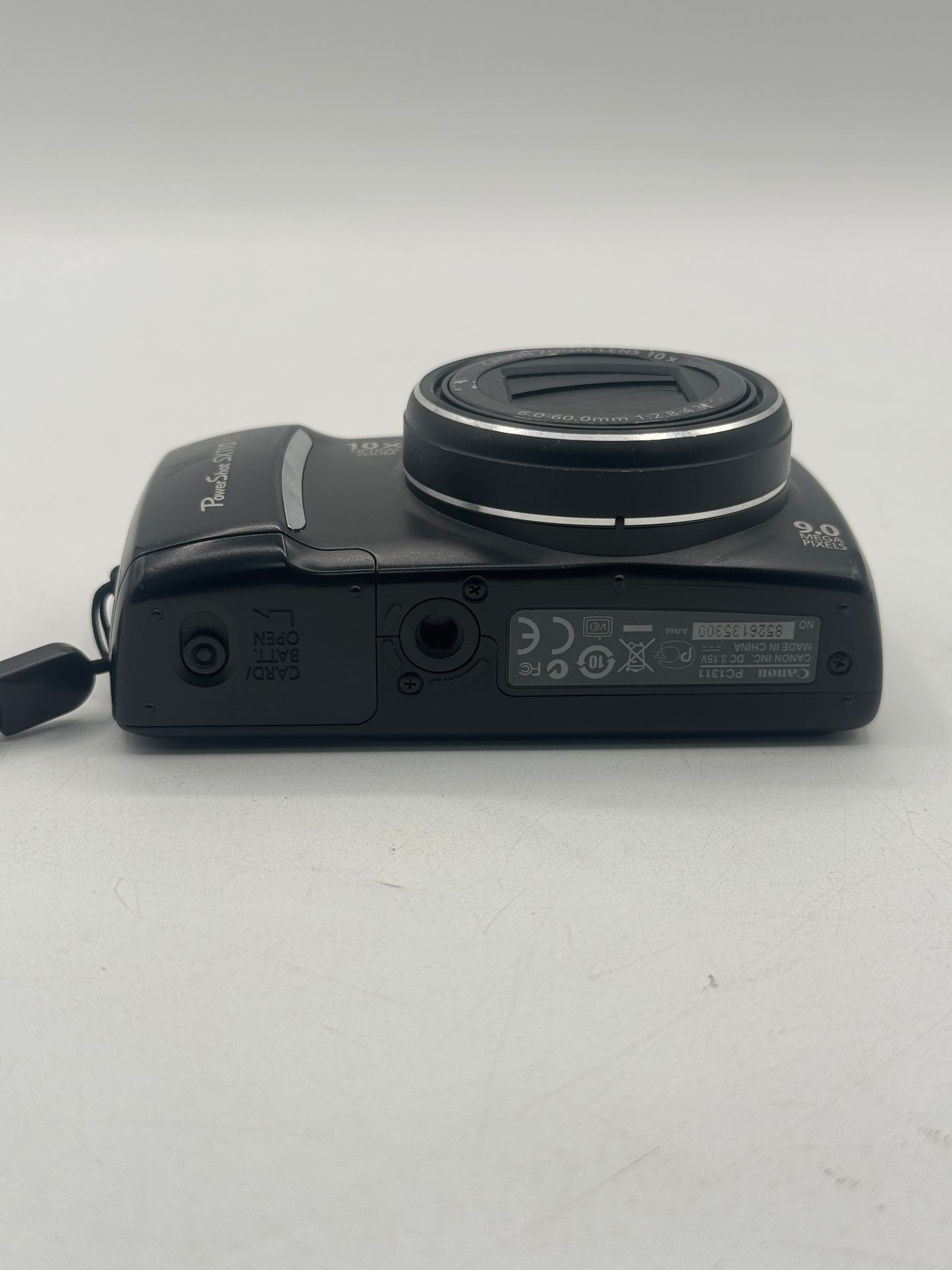 Canon PowerShot SX100 IS 8.0mp Digital Camera Black w/ Charger Free Shipping
