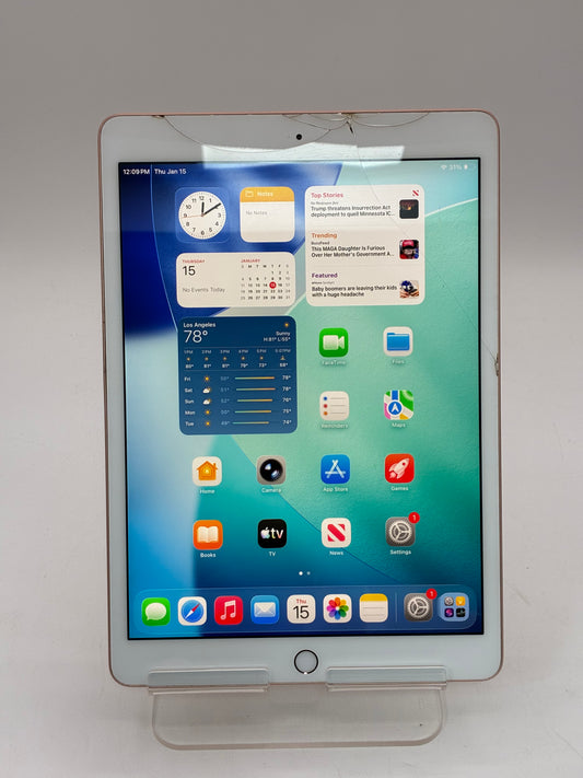 Apple iPad (8th Gen) A2270 10.2" 32GB Rose Gold Wi-Fi Only - CRACKED