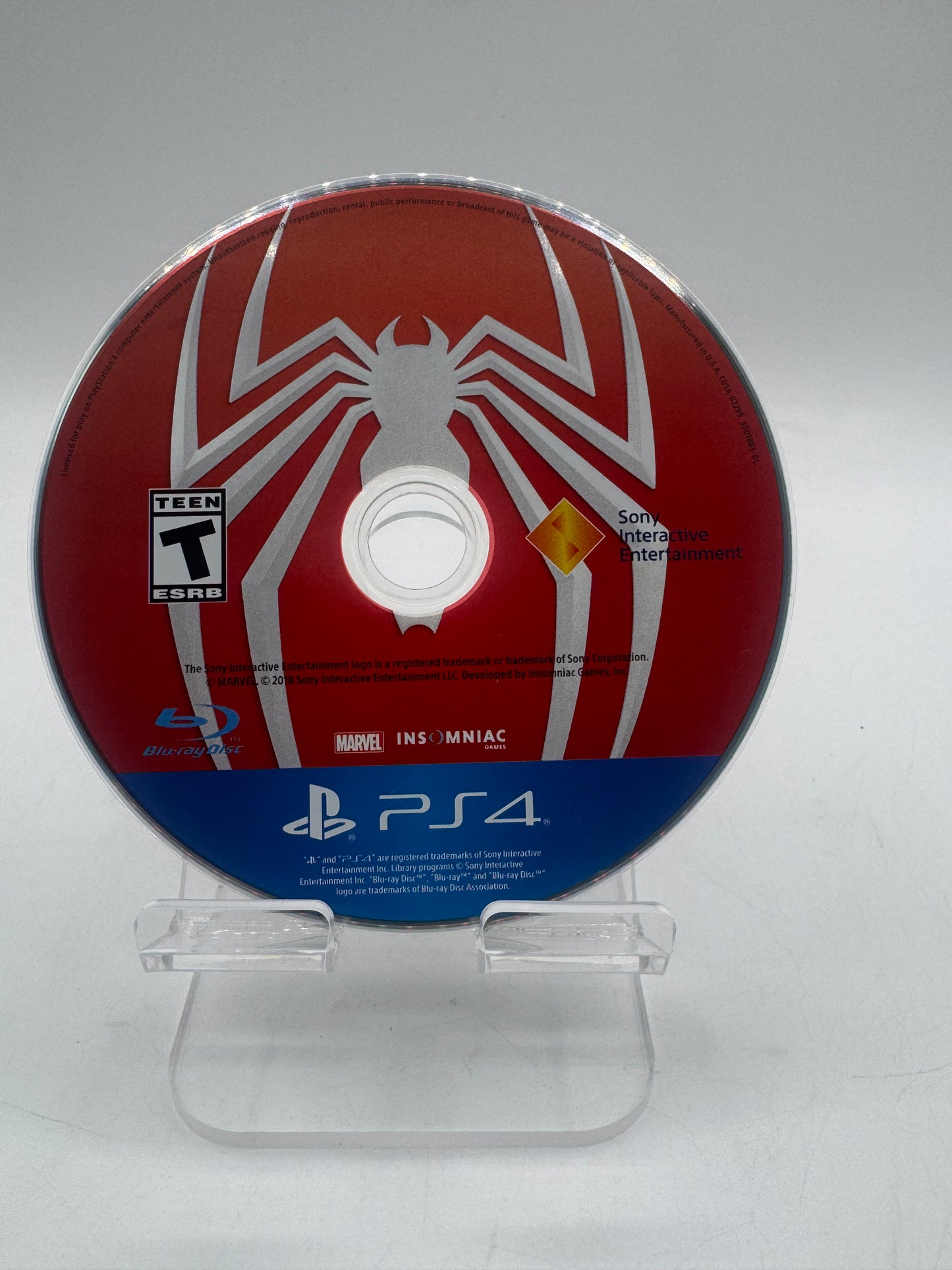 Playstation 4 Marvel Spiderman Game With Box and Serial 711719506126 - FREE SHIPPING