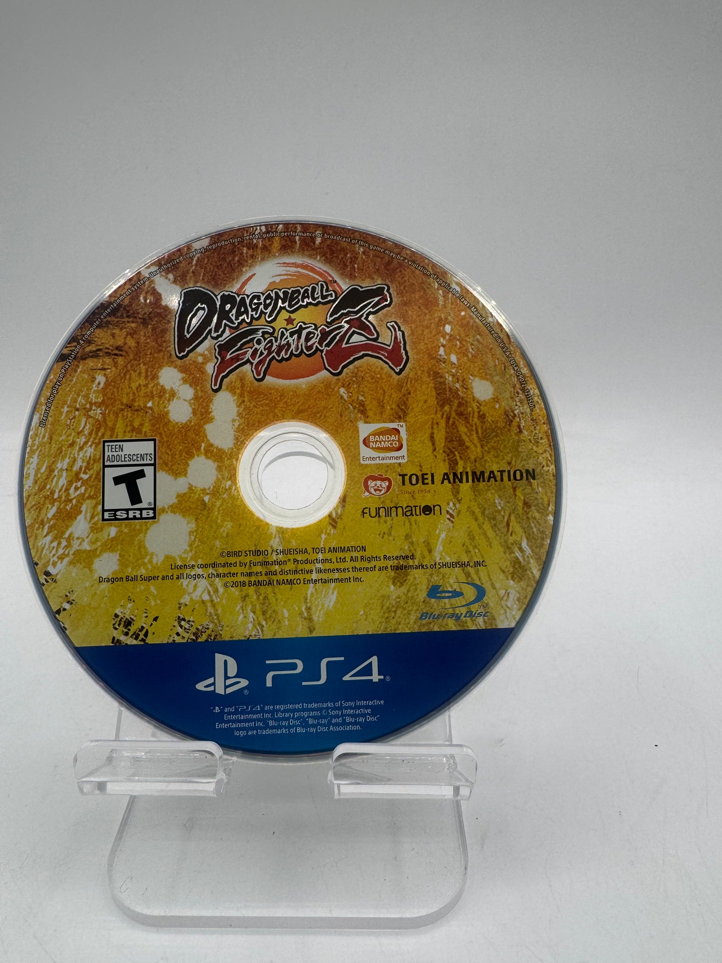 Playstation 4 Dragon Ball FighterZ Video Game with Box Used - FREE SHIPPING!