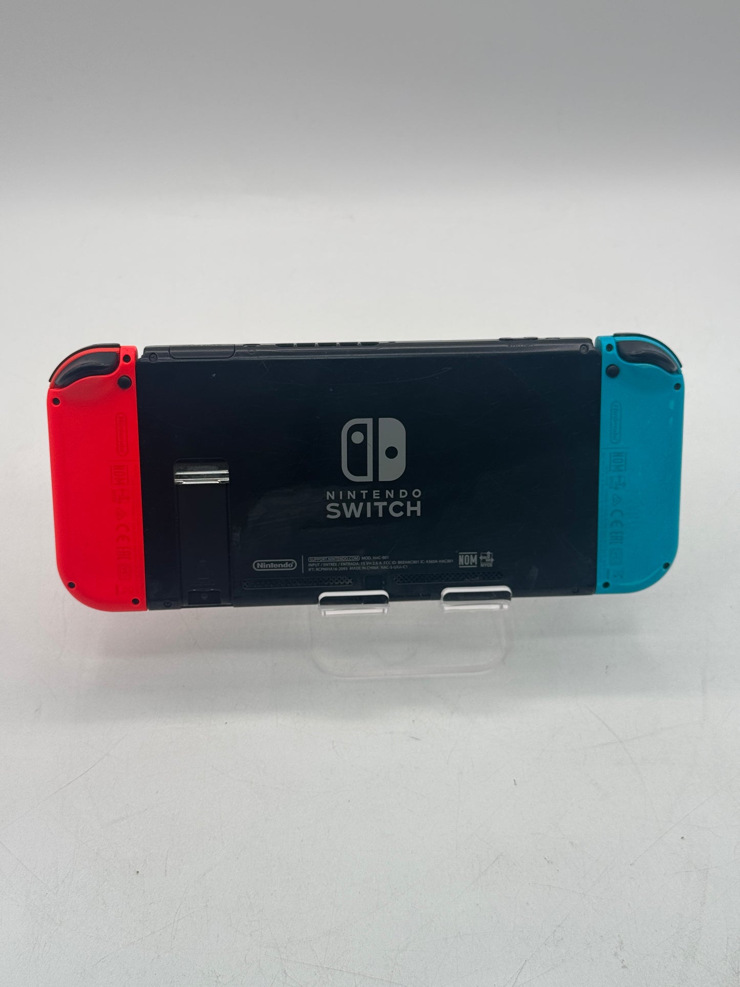 Nintendo Switch v1 Video Game Console HAC-001 Red/Blue Free Shipping