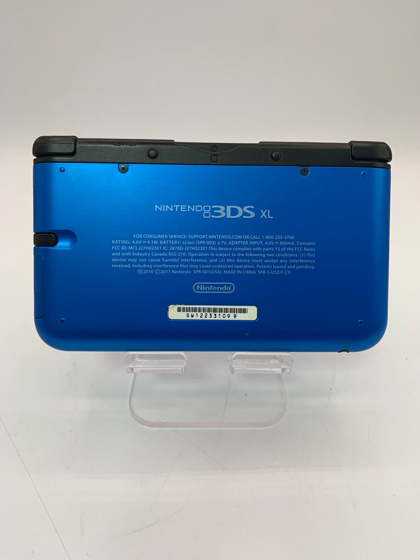 Nintendo 3DS XL SPR-001 USA Handheld Console Blue Black w/ Charger Tested